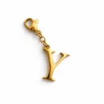 Charm – Lettre Y Dorée
