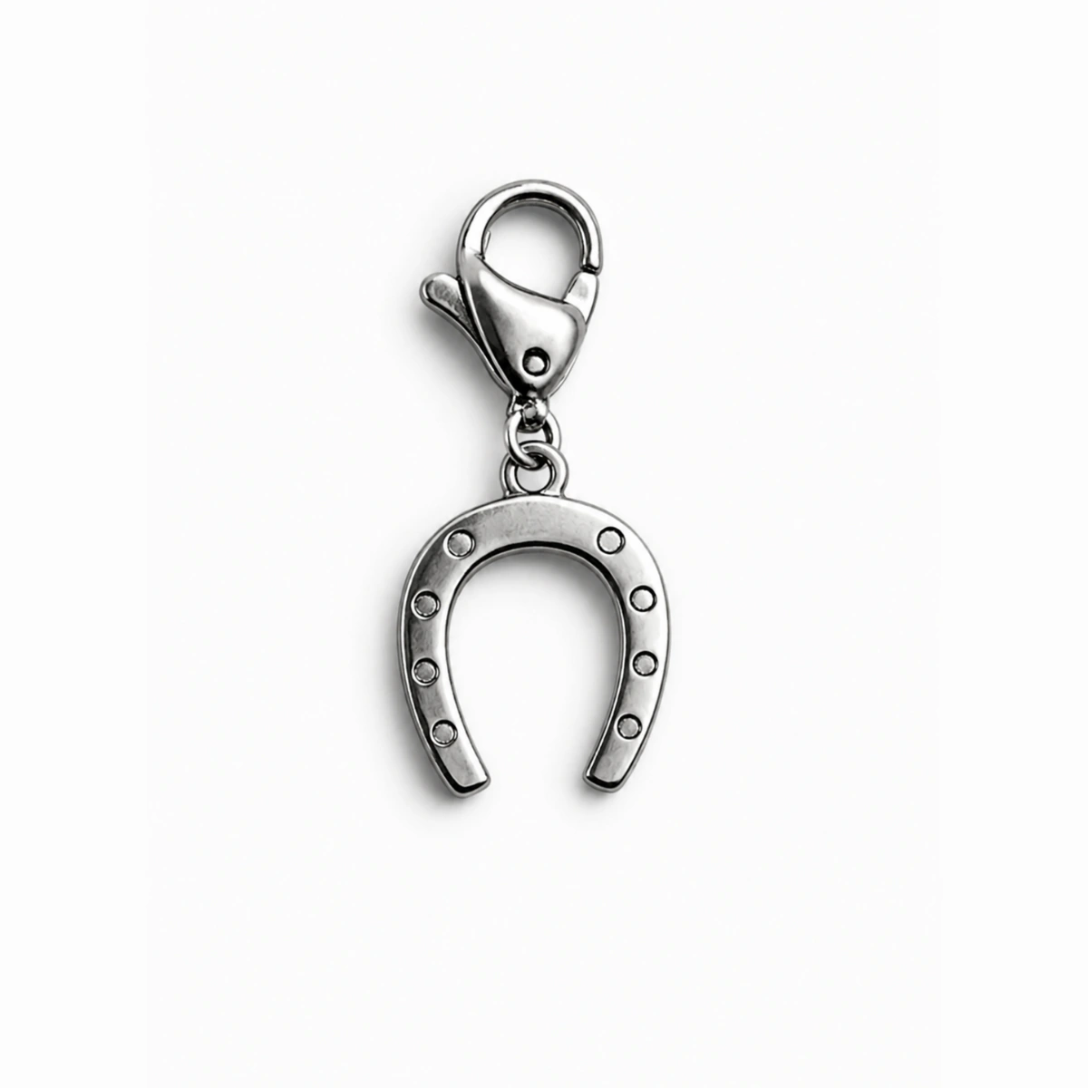 Charm – fer à cheval argenté