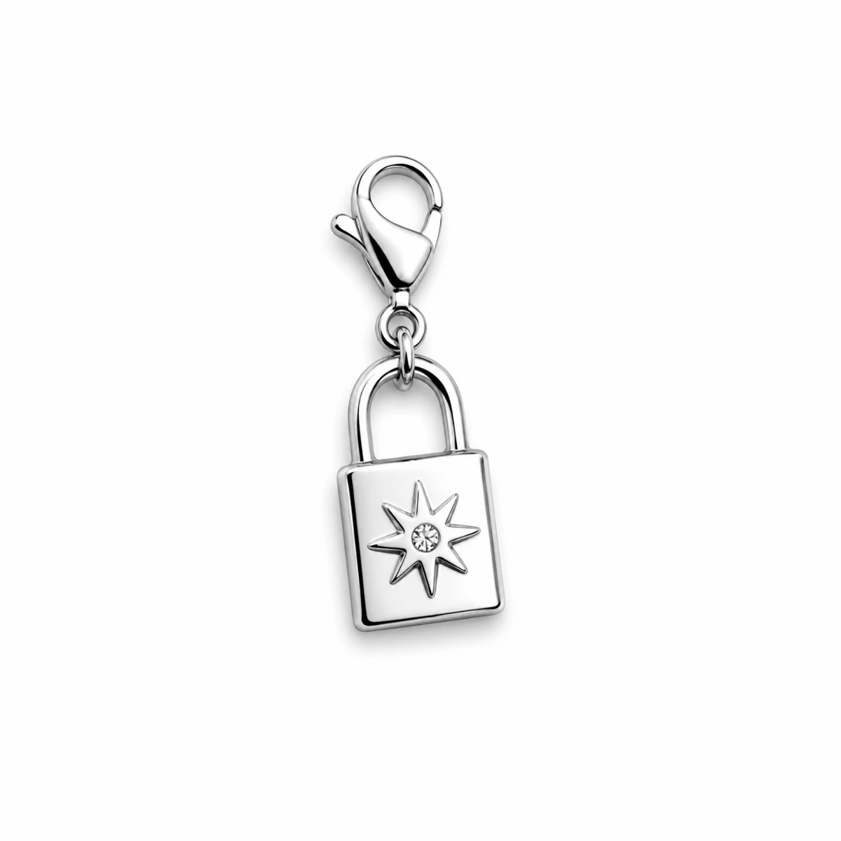 Charm – cadenas argenté
