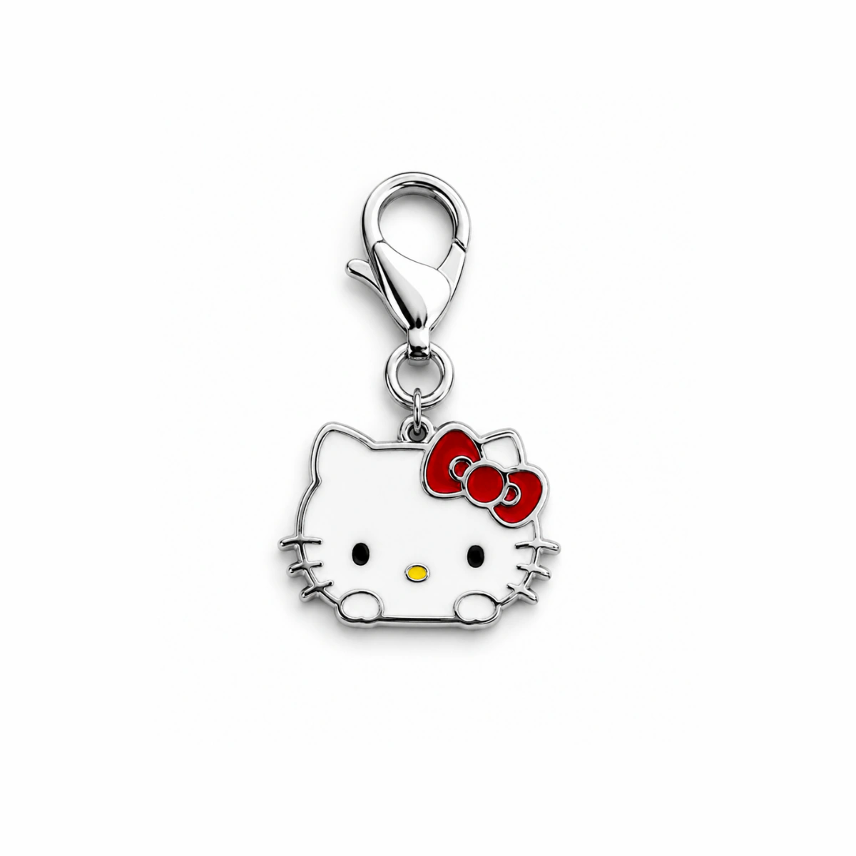 Charm – hello kitty argenté