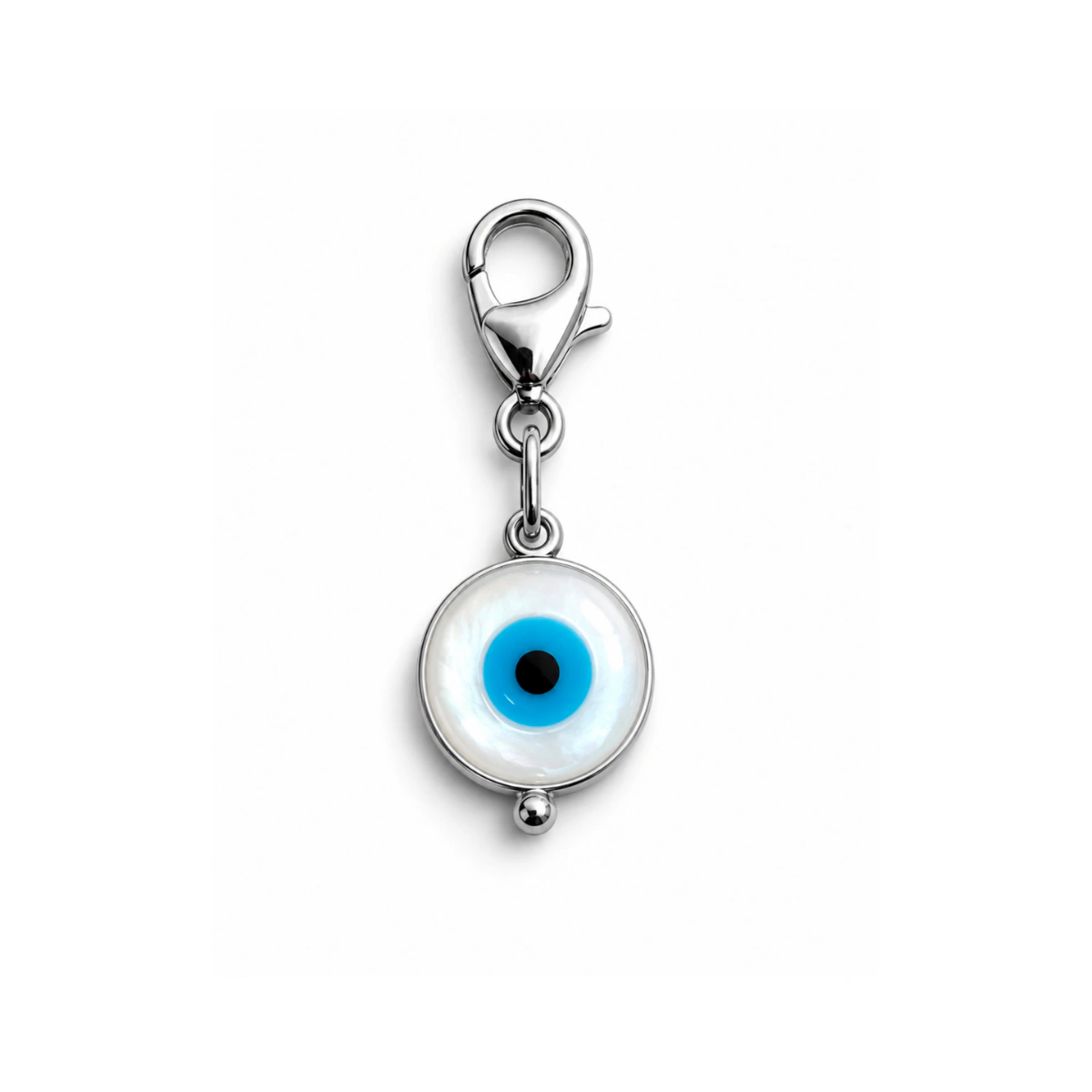 Charm – oeil protecteur argenté