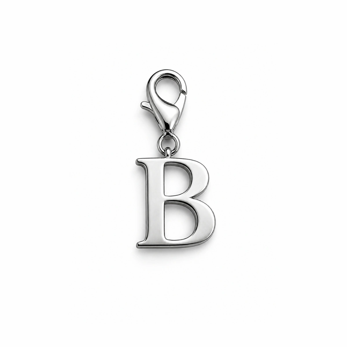Charm – lettre B argentée
