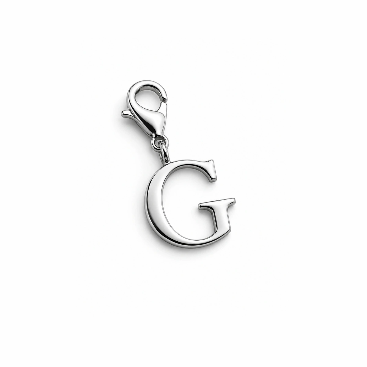 Charm – lettre G argentée