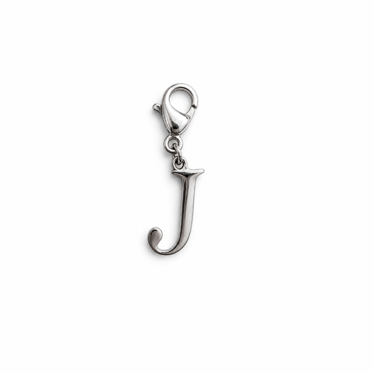 Charm – lettre J argentée