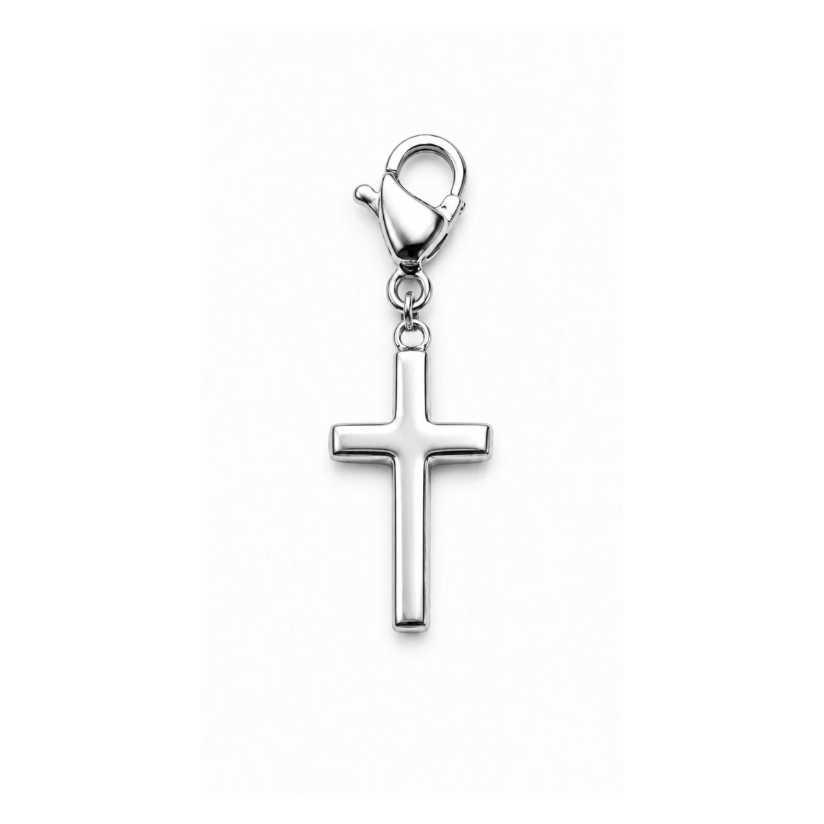 Charm – croix argentée