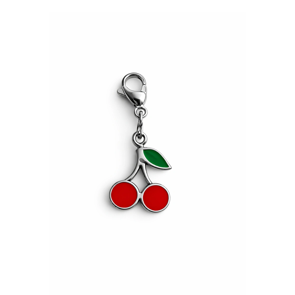 Charm – cerise rouge argentée