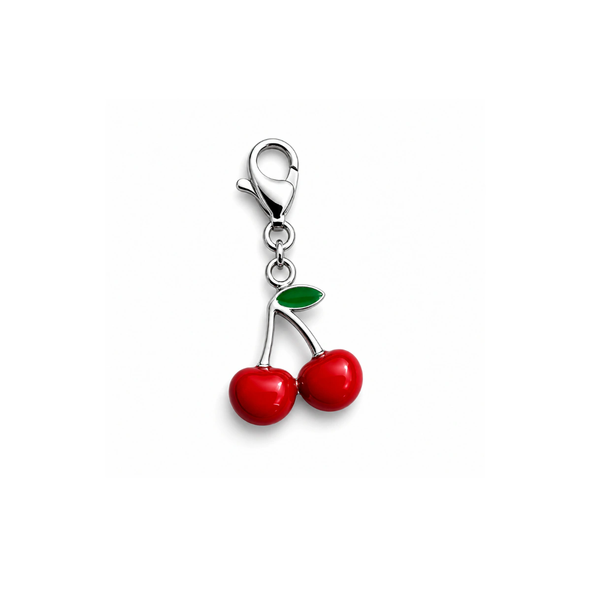 Charm – cerise rouge argentée