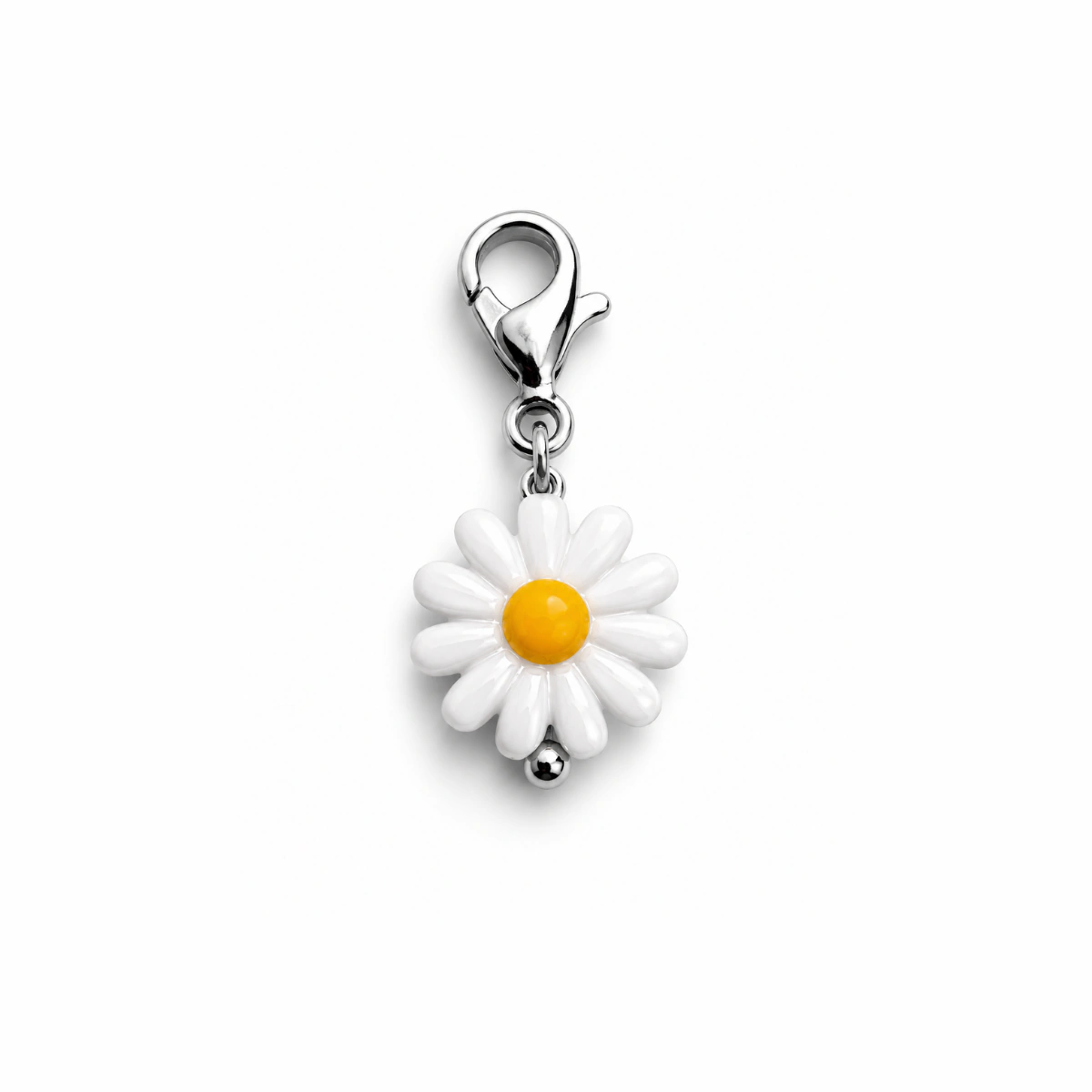 Charm – marguerite argentée
