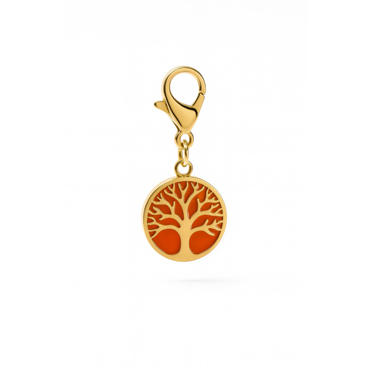 Charm – Arbre de Vie Rouge Doré