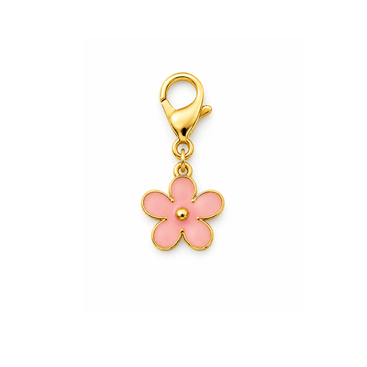 Charm – Fleur Rose Dorée
