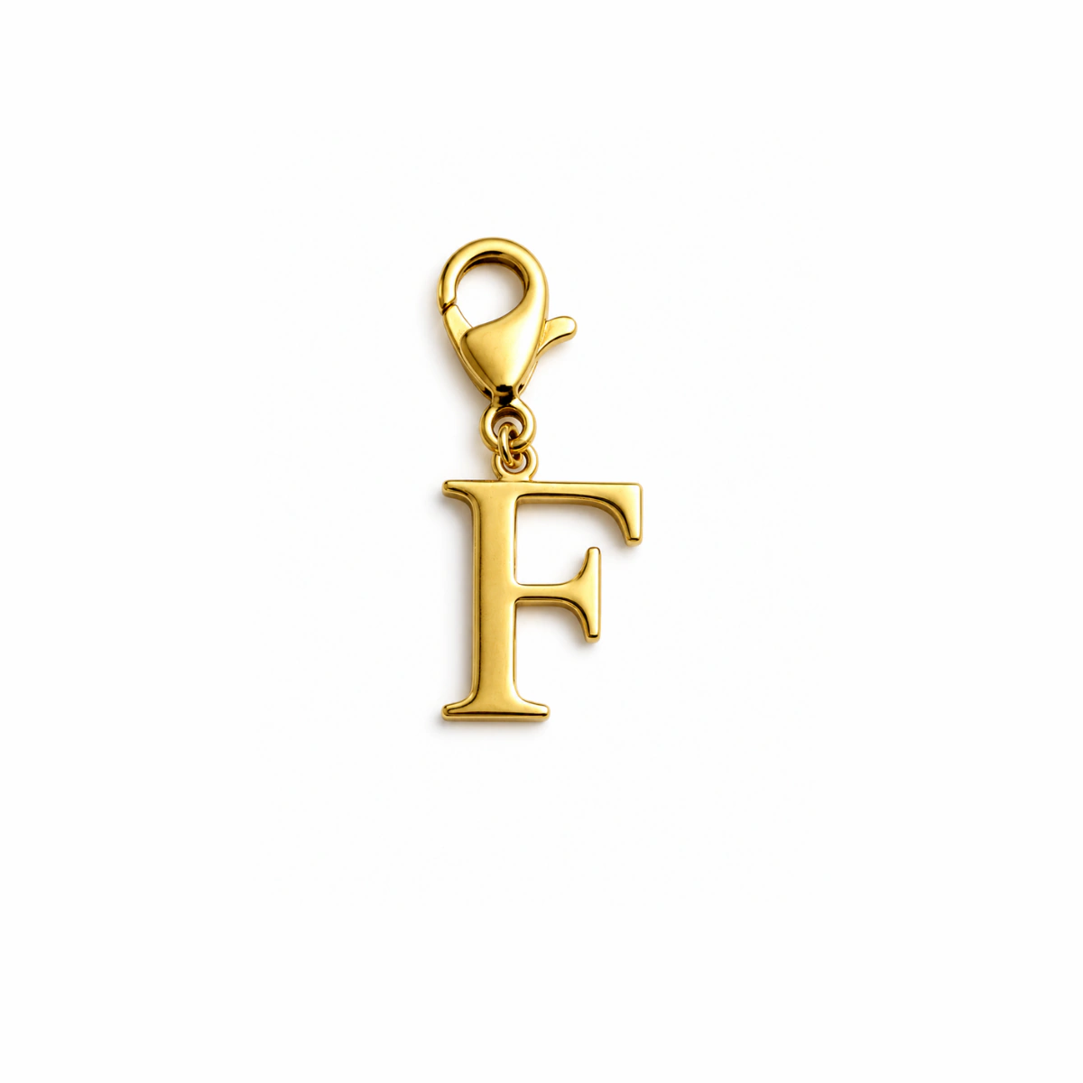 Charm – Lettre F Dorée