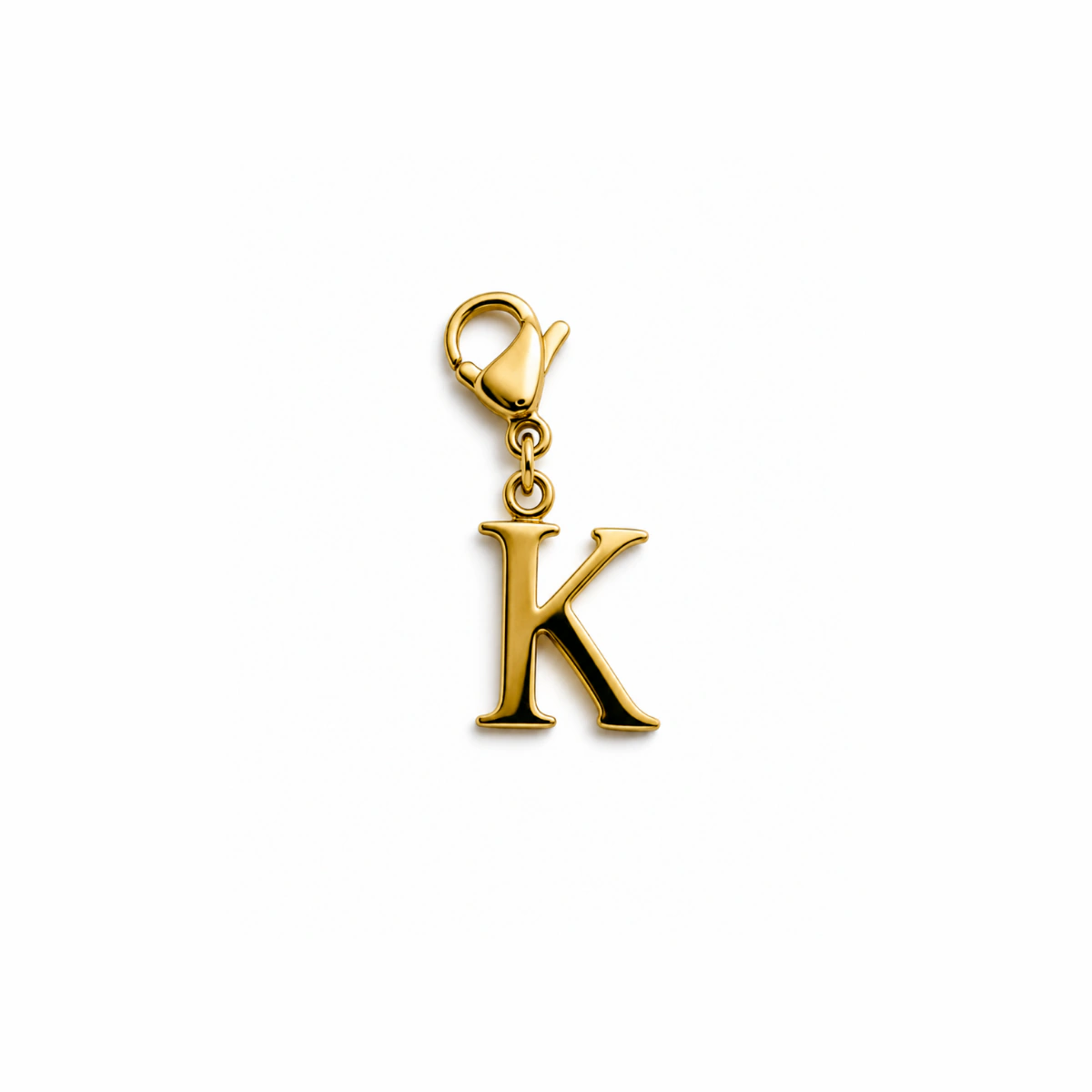 Charm – Lettre K Dorée
