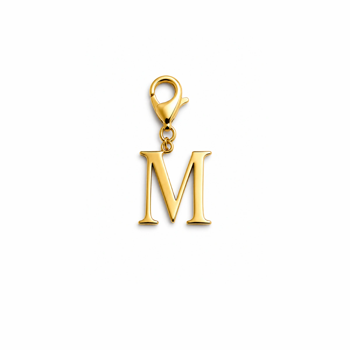 Charm – Lettre M Dorée