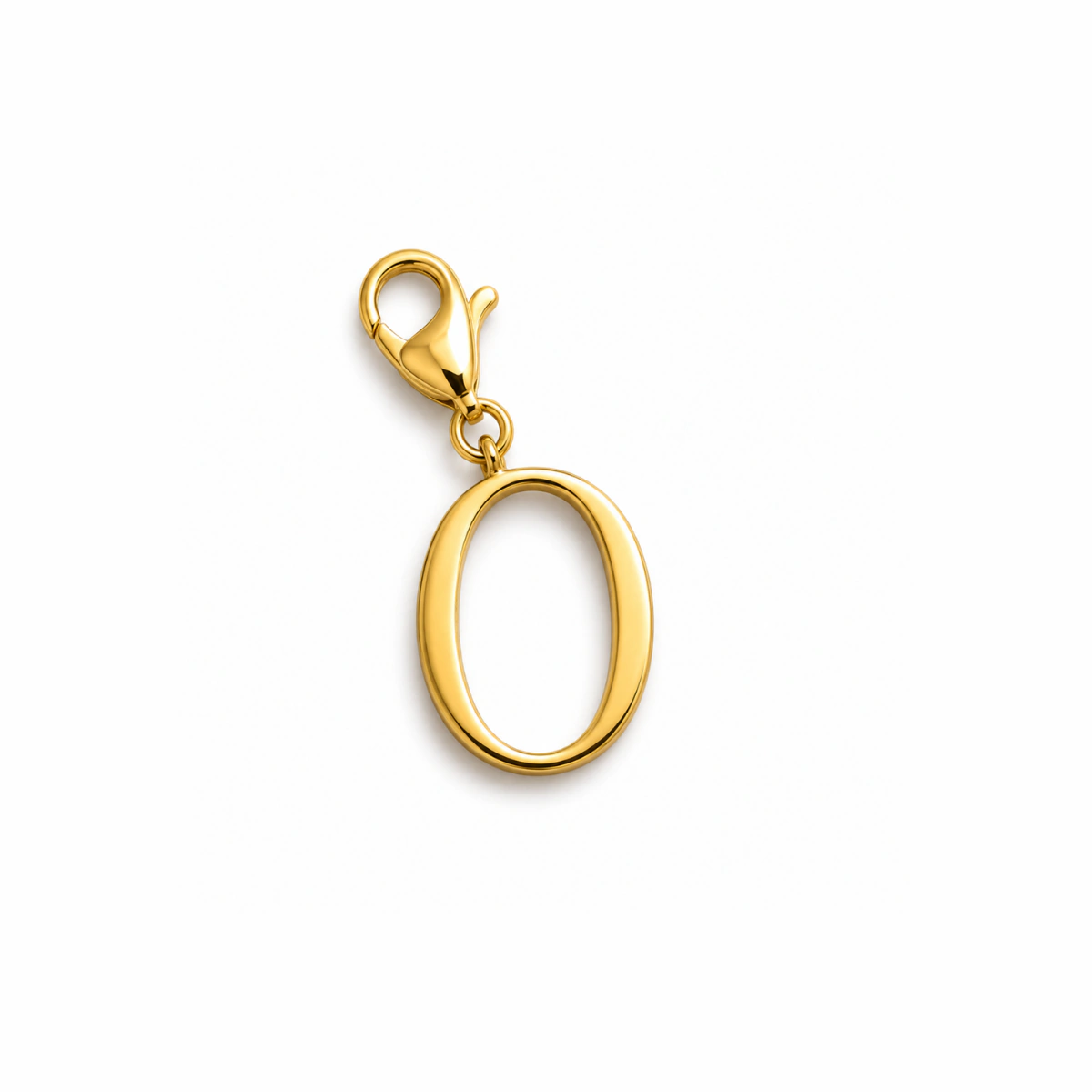 Charm – Lettre O Dorée