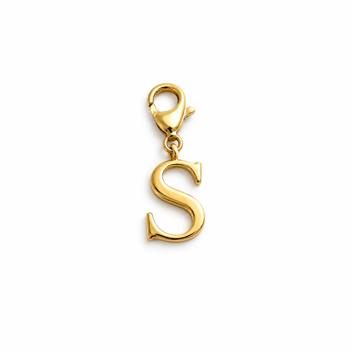 Charm – Lettre S Dorée