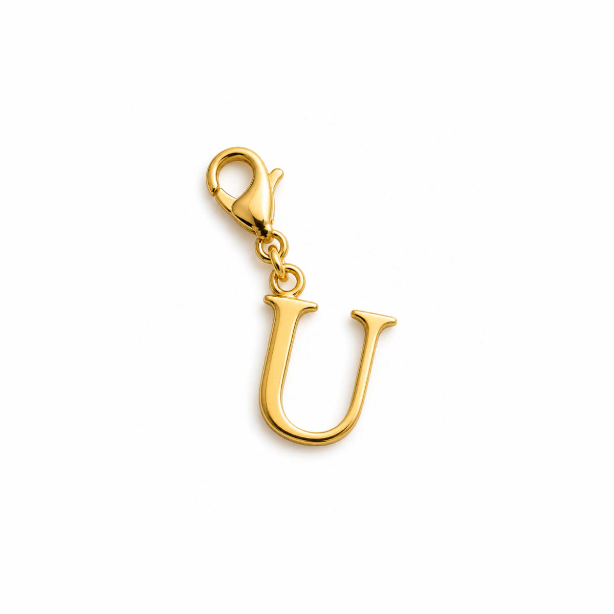 Charm – Lettre U Dorée