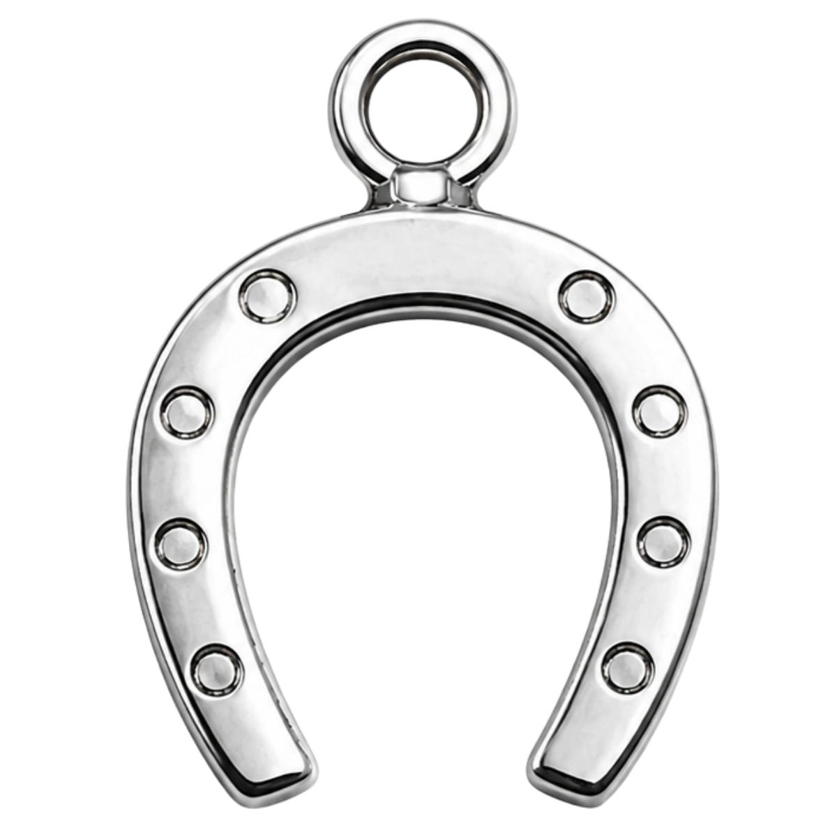 Charm – fer à cheval argenté
