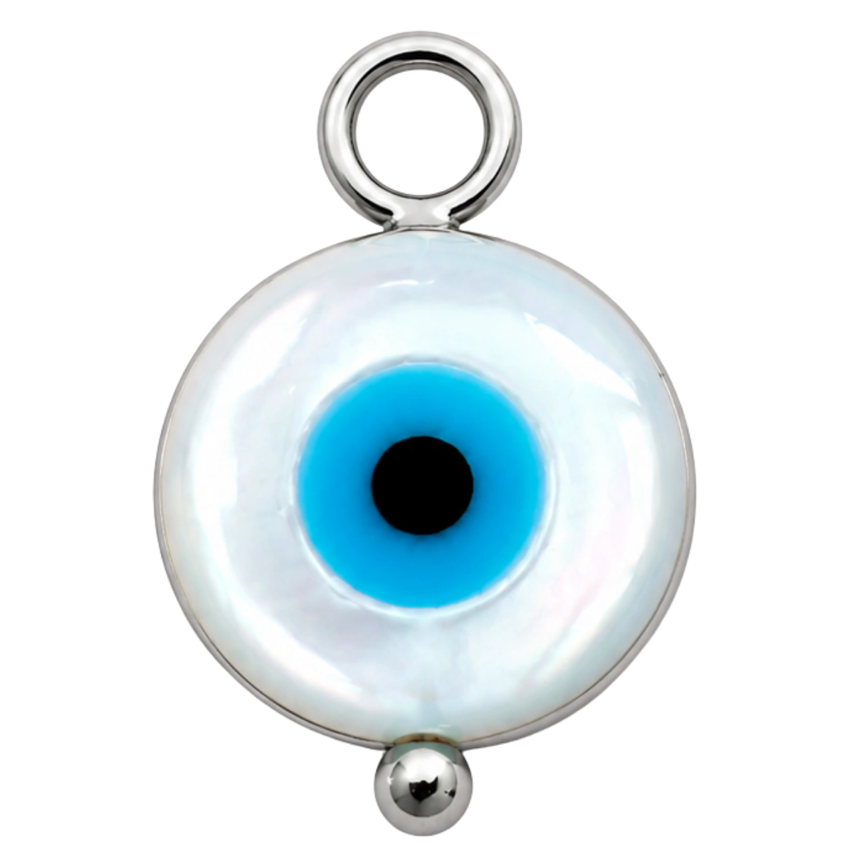 Charm – oeil protecteur argenté
