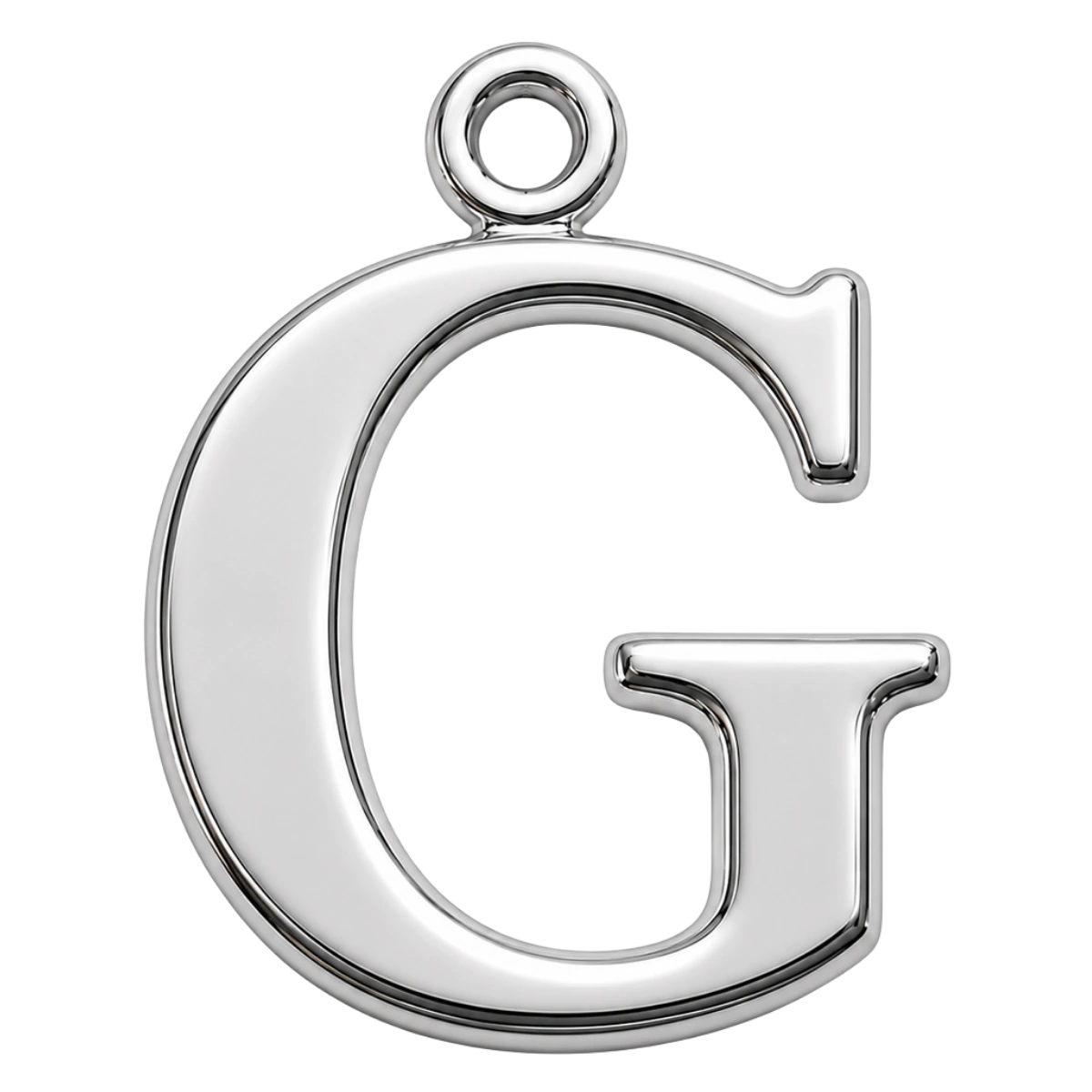 Charm – lettre G argentée