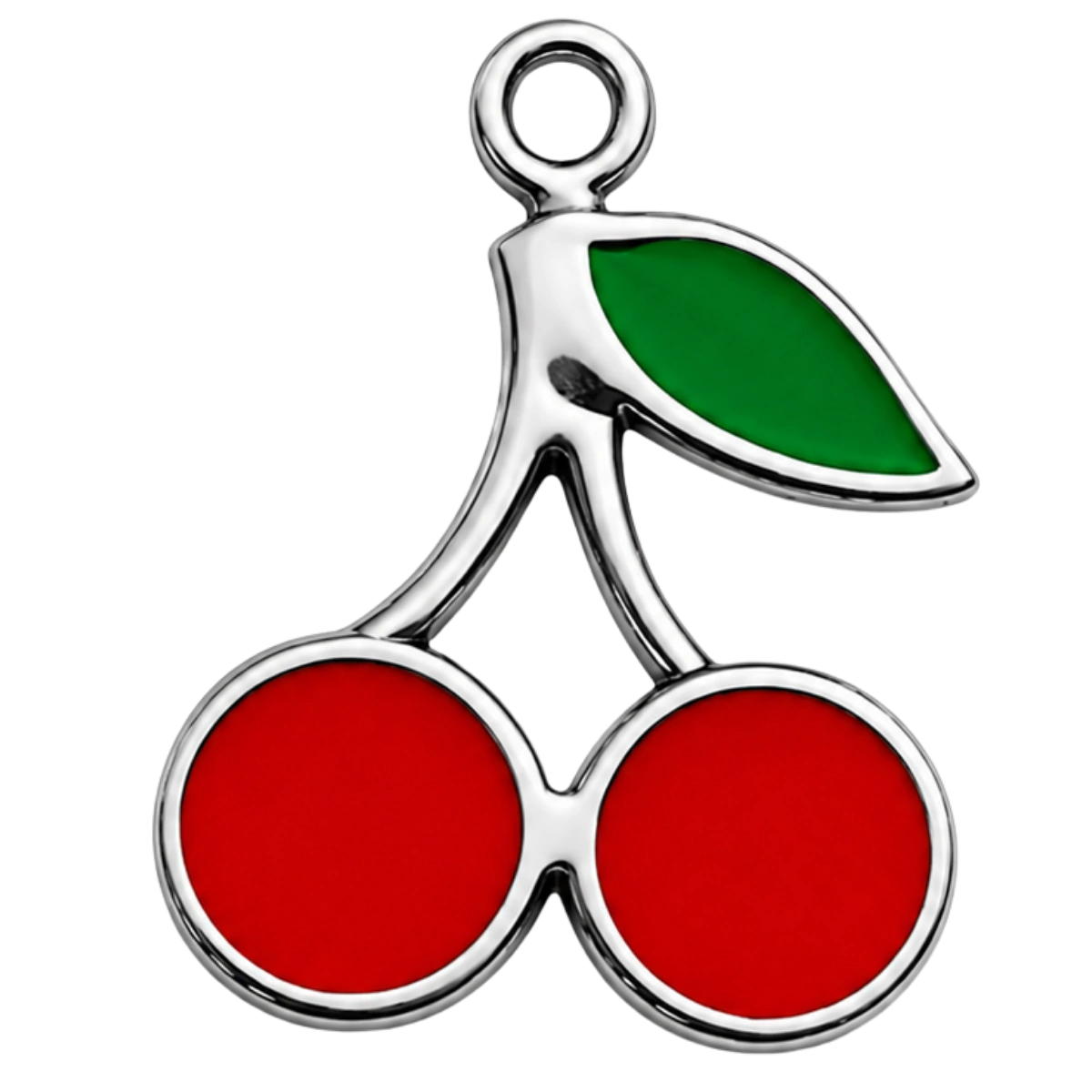 Charm – cerise rouge argentée