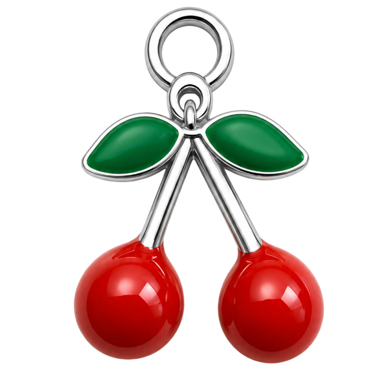 Charm – cerise rouge argentée