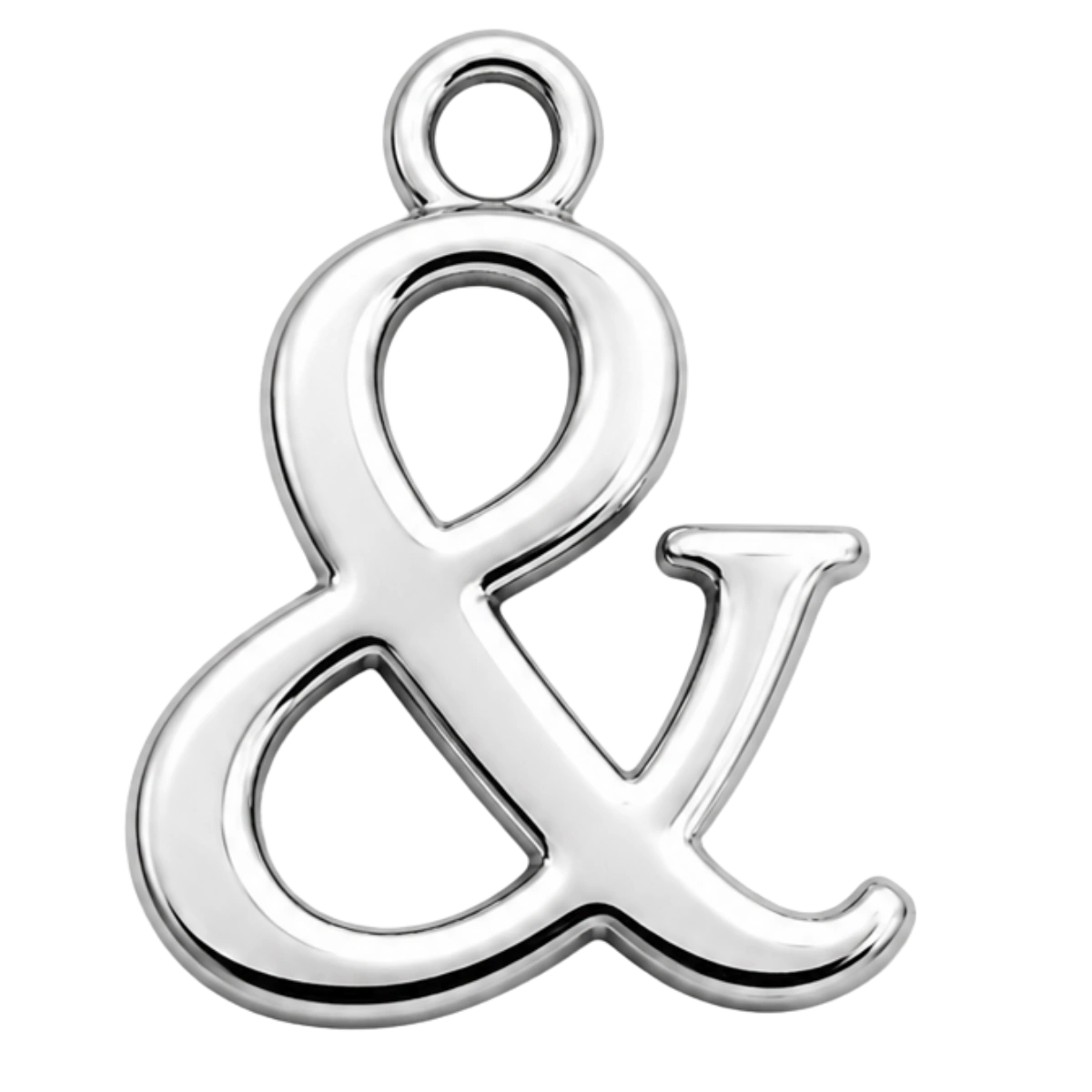 Charm – esperluette argenté