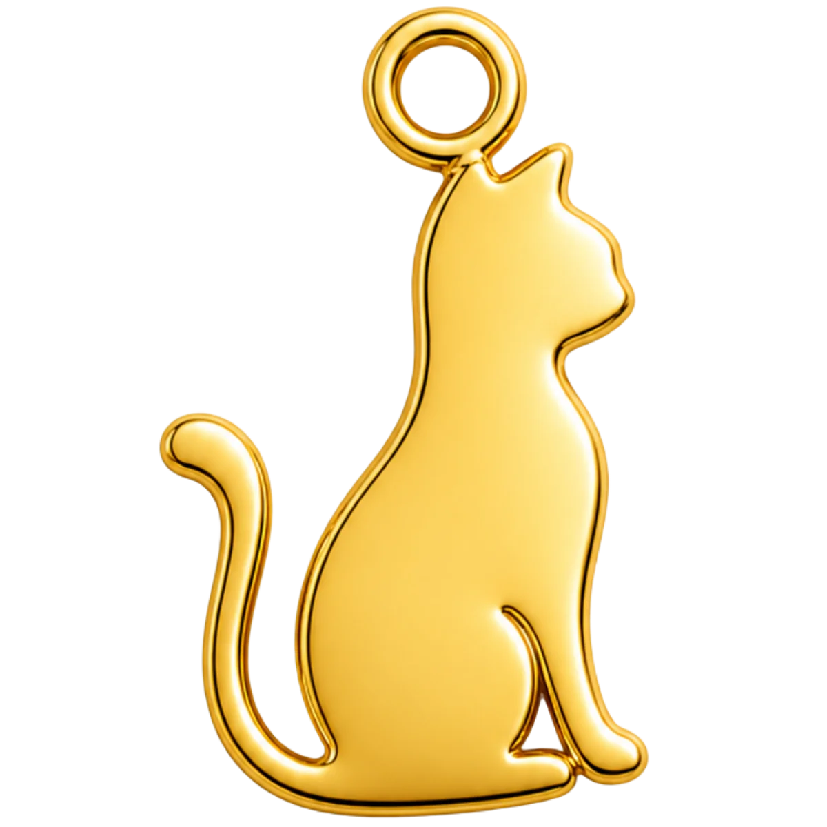 Charm –chat doré