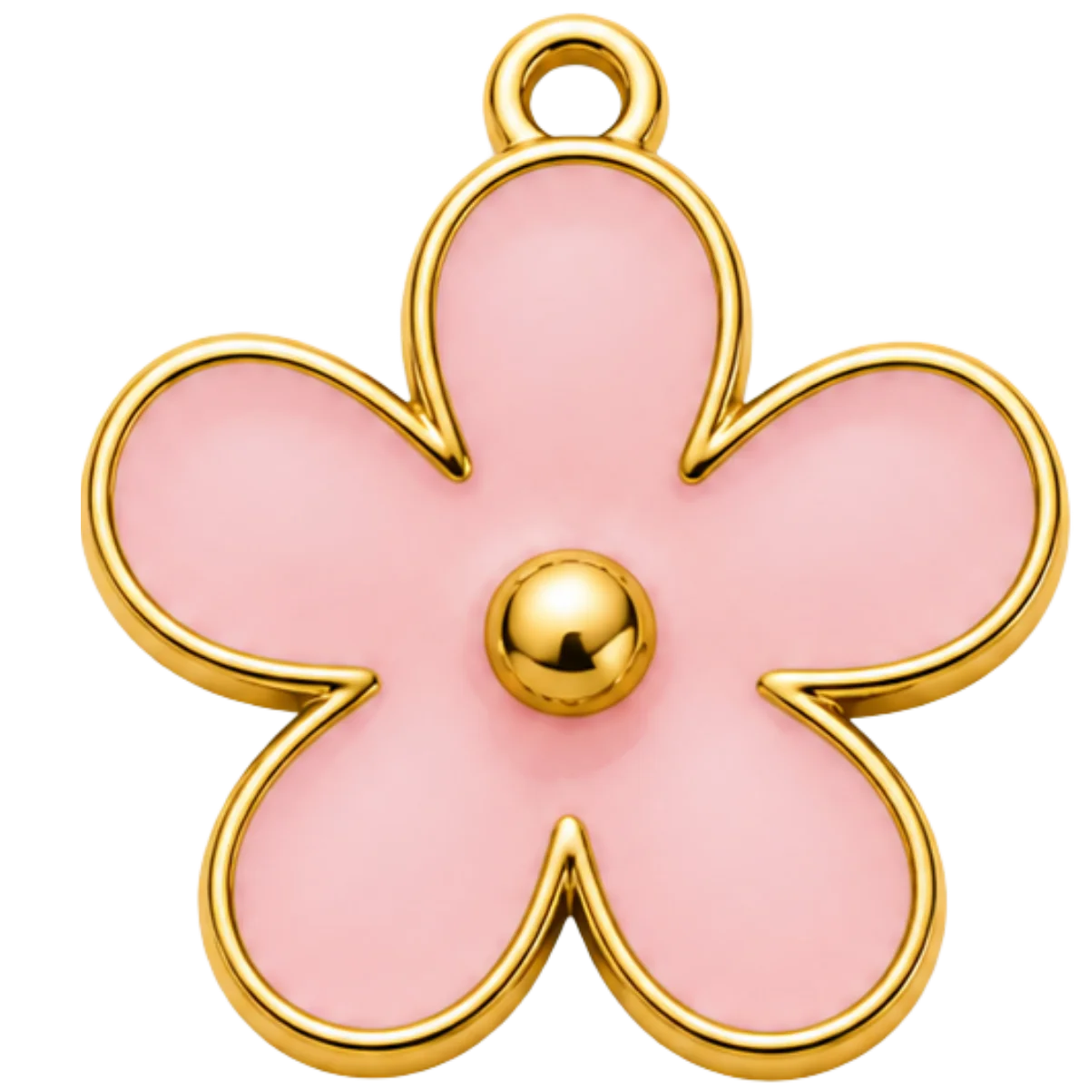 Charm – Fleur Rose Dorée