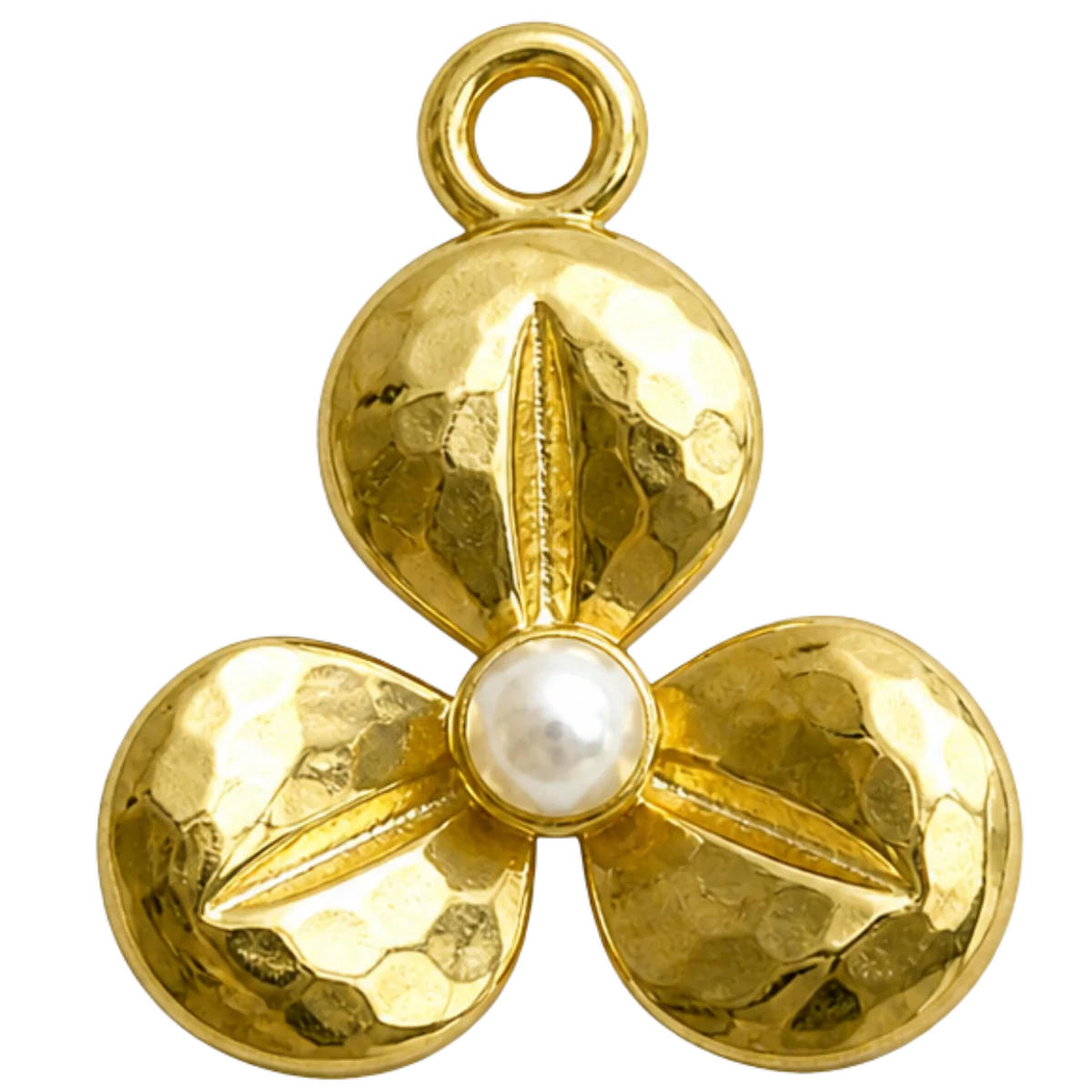 Charm – Fleur 3 Pétales Dorée