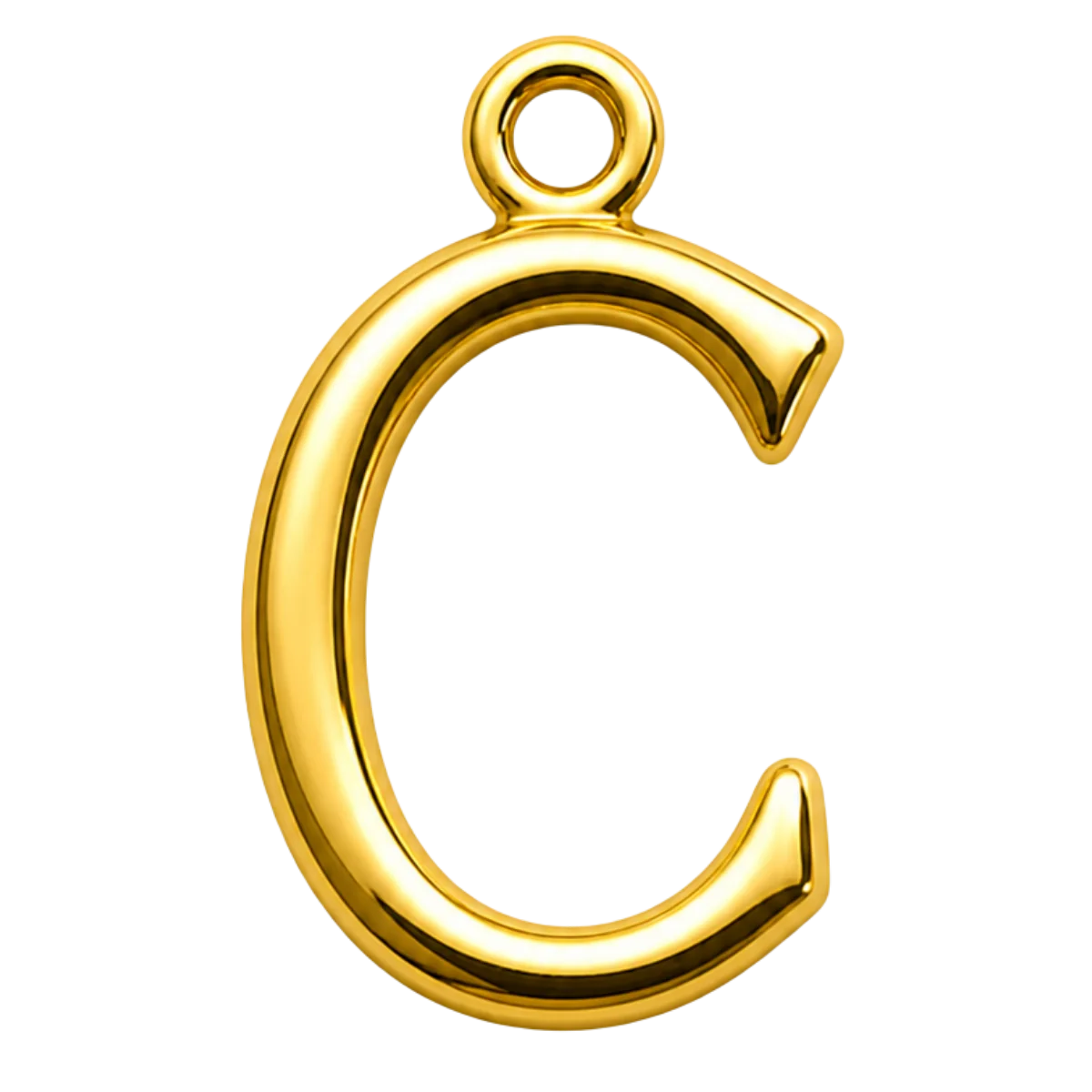 Charm – Lettre C Dorée