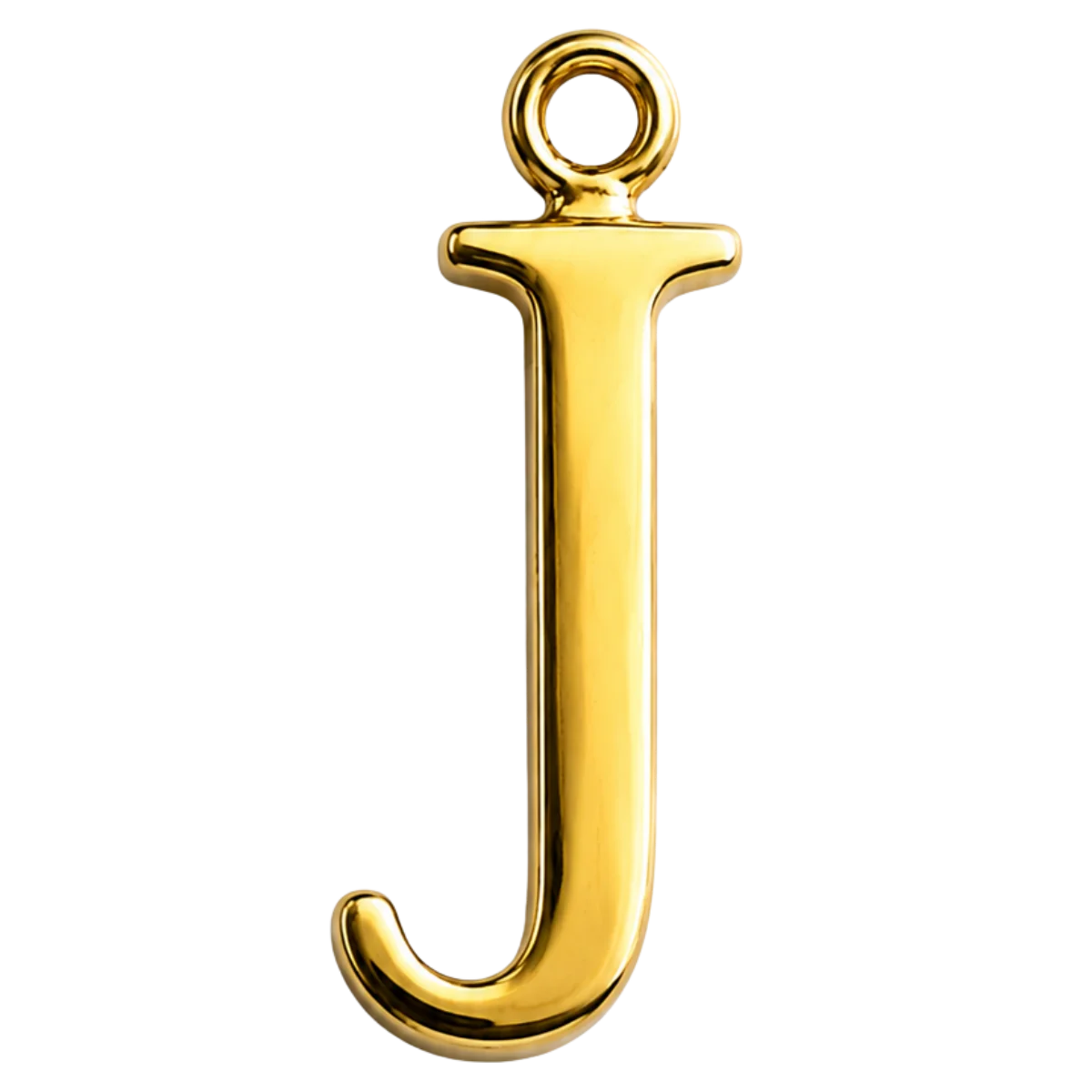 Charm – Lettre J Dorée