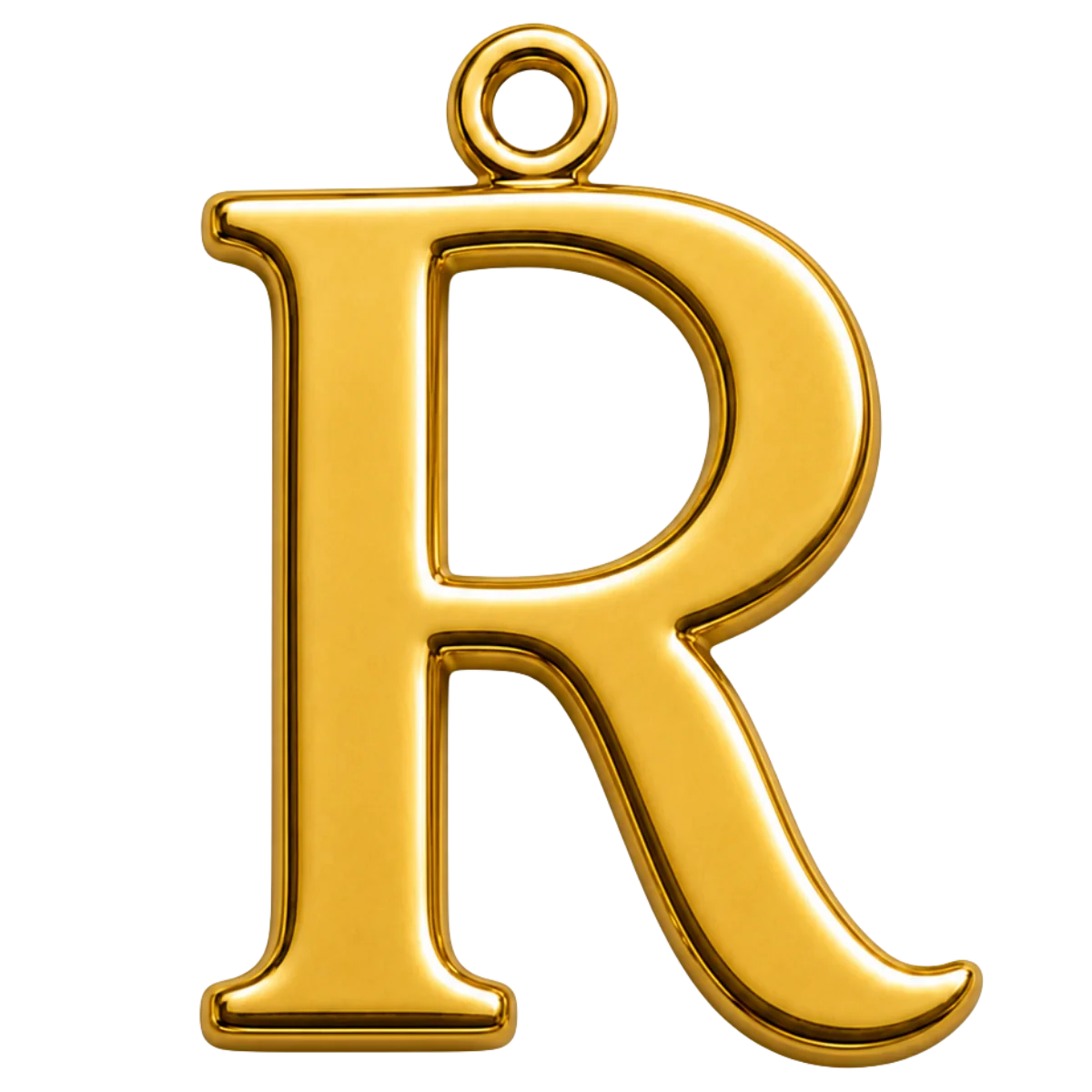 Charm – Lettre R Dorée