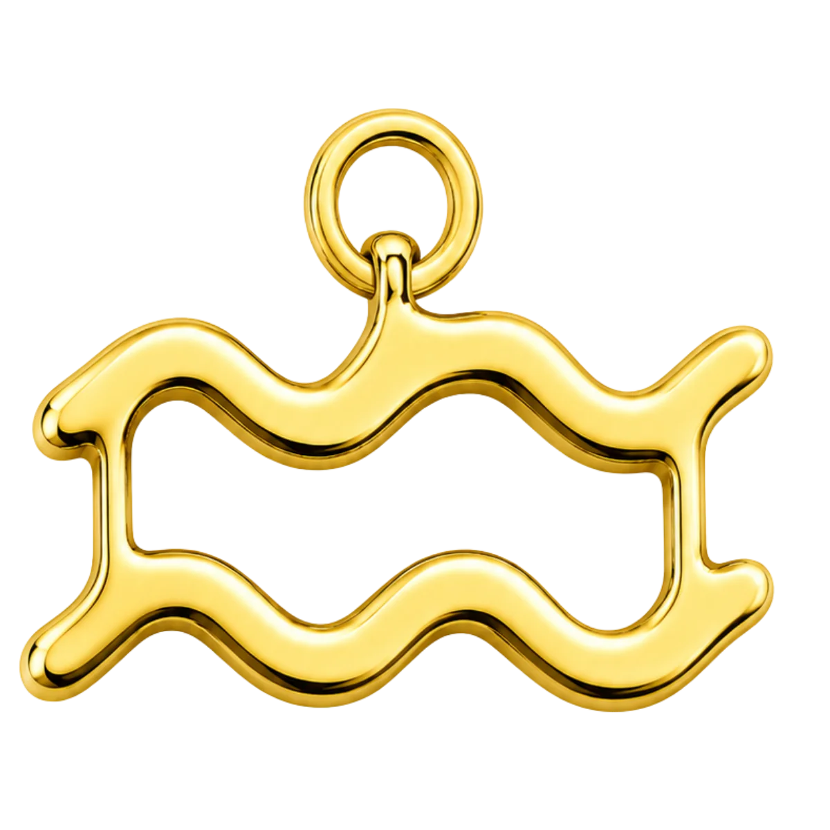 Charm – Verseau (astro) doré
