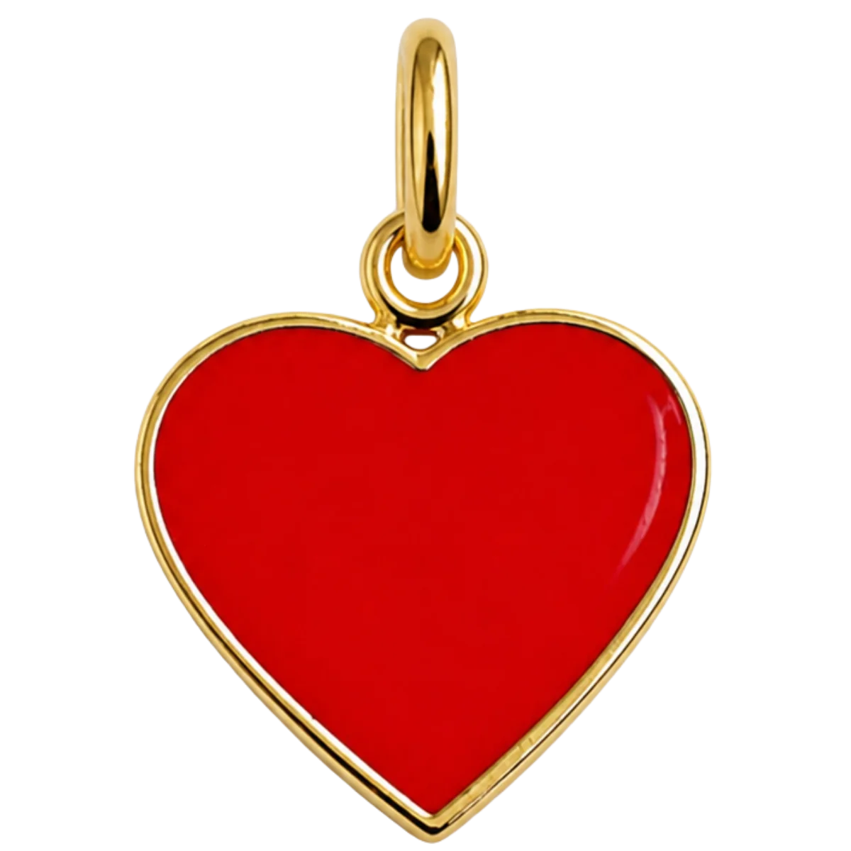 Charm – Petit cœur rose doré